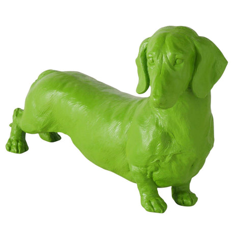 Boltze hjemmefigur gravhund grøn 38x24cm