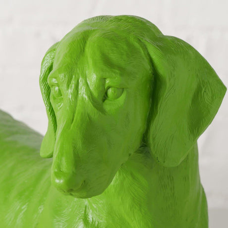 Boltze hjemmefigur gravhund grøn 38x24cm