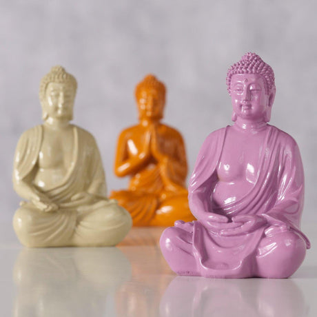 Boltze hjemmefigur buddha 6,5x5x10cm