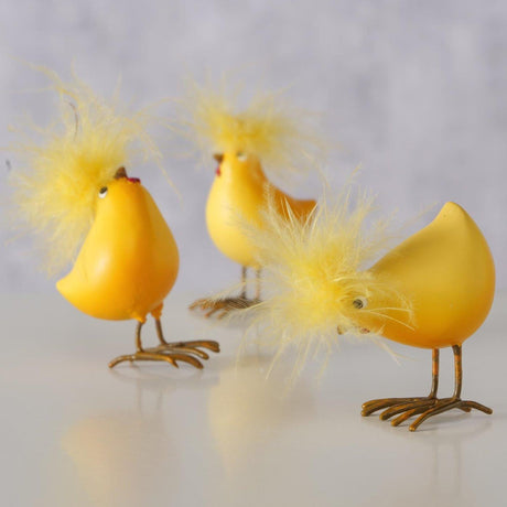 Boltze hjemmefigur kylling henny 4x3x5,5cm