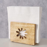 Boltze home servietholder blomstrende mango 13,5x5,5x10,5cm
