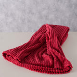 Boltze boligtæppe hygge pink polyester 180x130cm