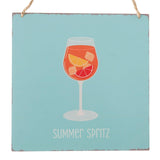 Boltze home vægplade sommerspritz 20x20x0,5cm 3 assorteret