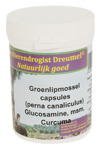 Animal Drogist Green -lip Moss med glukosamin MSM Curcuma