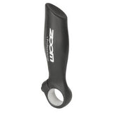 Zoom Handle Bar -End - Anatomisk form - 1 sæt (2 bar ender) - 22,2 mm i diameter - aluminium - 138 g par - sort