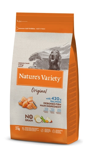 Naturer Variety Original voksen Medium Maxi Salmon No Grain