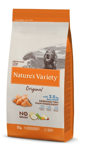 Naturer Variety Original voksen Medium Maxi Salmon No Grain