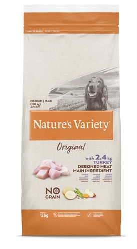 Naturer Variety Original Adult Medium Maxi Turkey No Grain