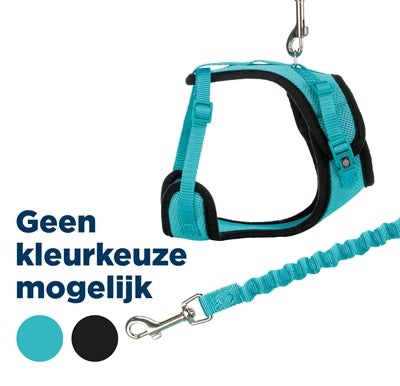 Trixie kattesele mesh Y-form med elastisk rem assorteret