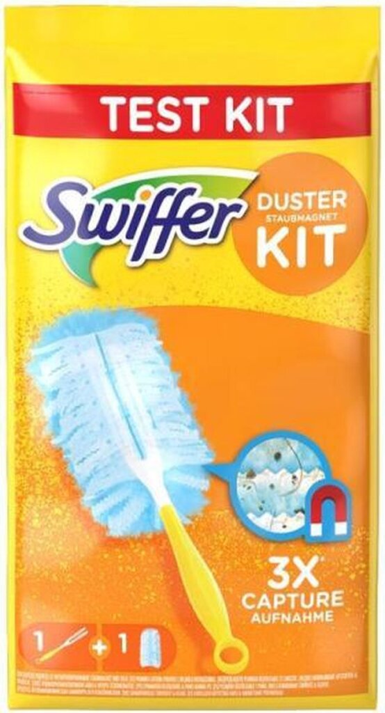 Swiffer swiffer stof magnetisk startsæt håndtag + 1 linned