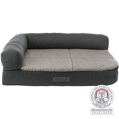 Trixie vital hunde kurv sofa bendson ortopædisk grå