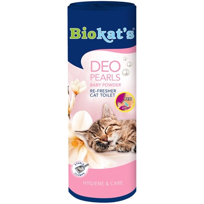 Biokats deodorant perler babypudder
