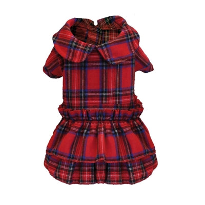 Croci julekjole tartan rød