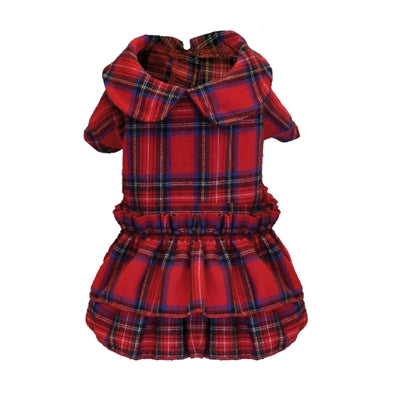 Croci julekjole tartan rød
