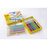 Eberhard faber tusch - glitter - æske med 16 farver - vaskbar - ef-551016