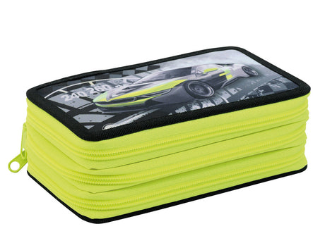 Eberhard faber penalhus - fyldt - 36 dele - 3 lag - racerbil - ef-577571
