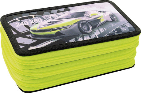 Eberhard faber penalhus - fyldt - 36 dele - 3 lag - racerbil - ef-577571