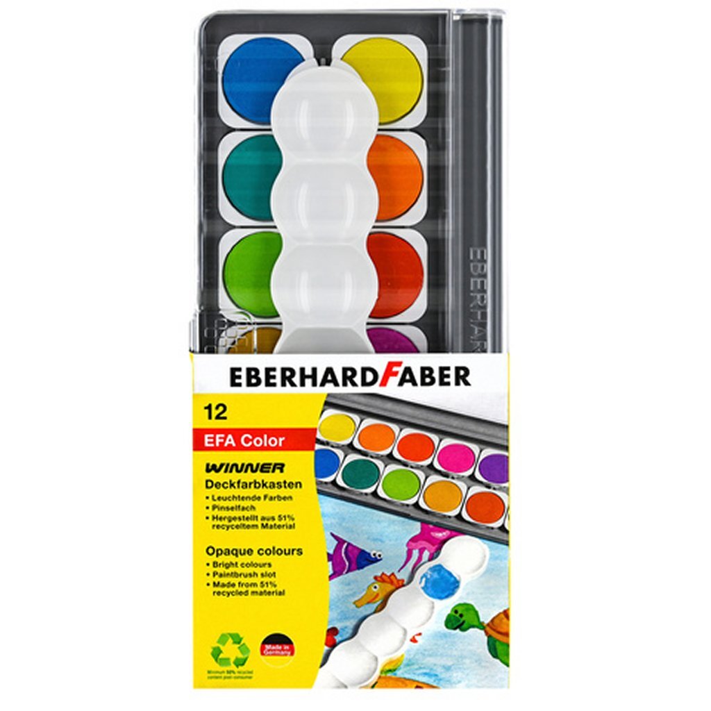 Eberhard faber ef-578312 farveboks vinder 12 farver