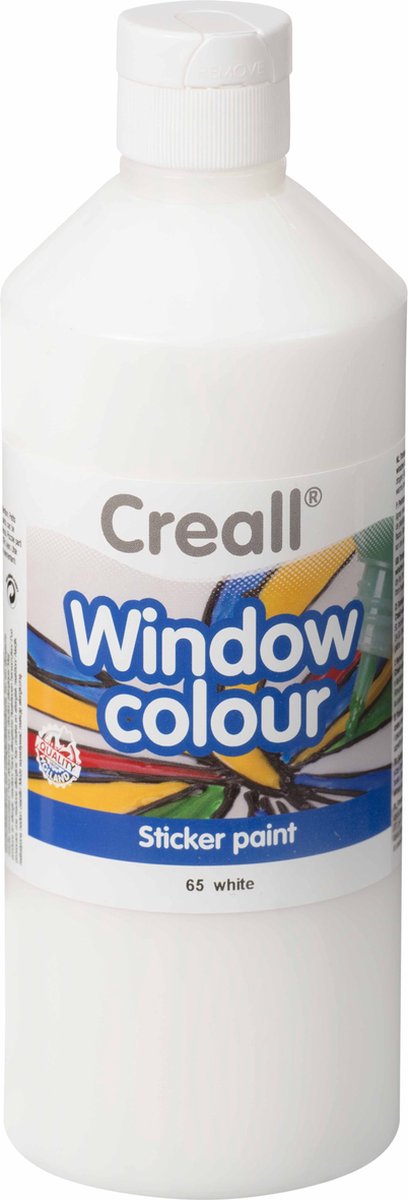 Creall vinduesmaling hvid, 500ml