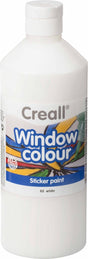 Creall vinduesmaling hvid, 500ml