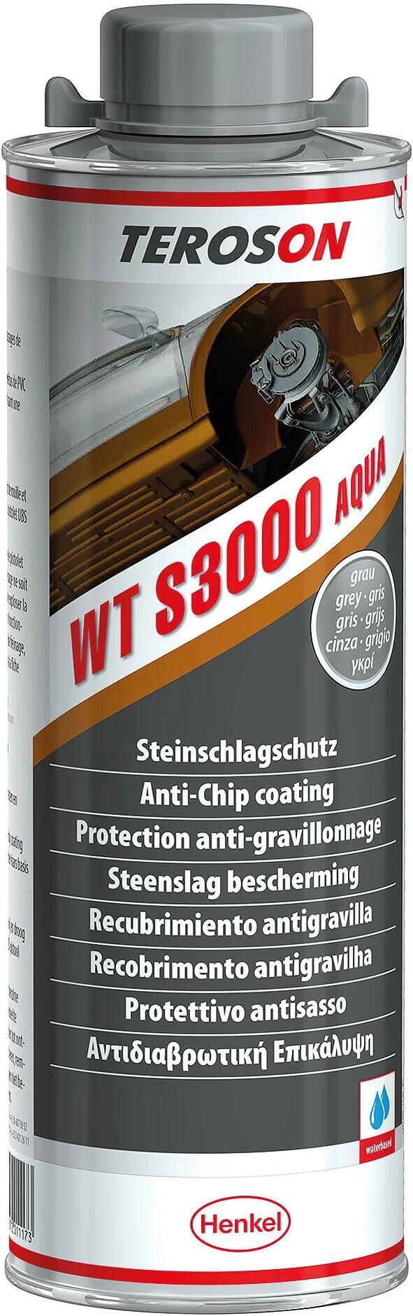Teroson steinschlagschutz wt s3000 aqua terotex record 3000 aqua grå dåse 1 ltr.