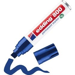 Edding viltstift 800 schuin 4-12mm blauw