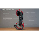 Novaride - CCD EVO keramisk skifter rival force red 12 speed sort