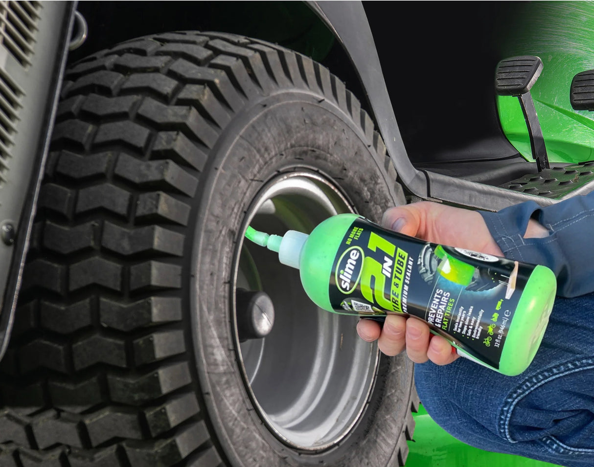 Slime 2-i-1 dæk indvendige slanger anti-punktur middel 946 ml