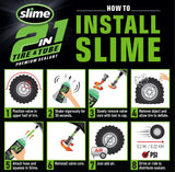 Slime 2-i-1 dæk indvendige slanger anti-punktur middel 3,78 ltr