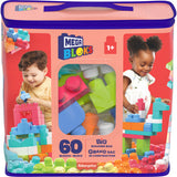 Mega bloks stor byggetaske 60 stk pink