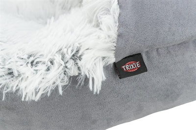 Trixie Dog Basket Donut Harvey Gray White-Black