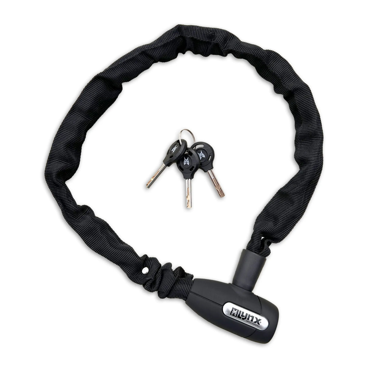Lynx Chain Lock 5,5 x 85 cm sort bylinje m