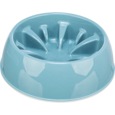 Trixie madskål langsom fodring plast TPR assorteret