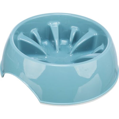 Trixie madskål langsom fodring plast TPR assorteret