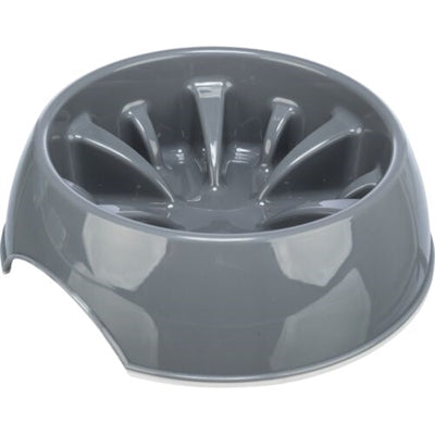 Trixie madskål langsom fodring plast TPR assorteret