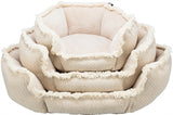 Trixie hundeseng boho kantet beige