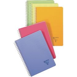 Spiral college blok clairefontaine linicolor hvid
