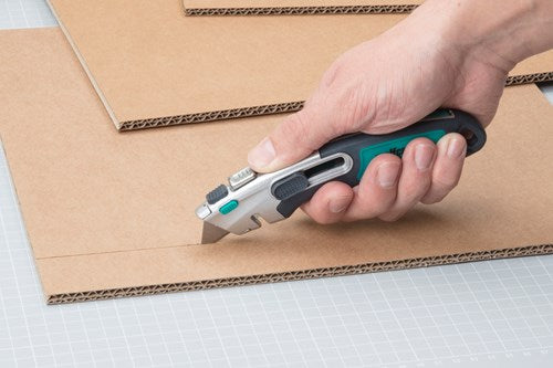 Wolfcraft professionel dobbelt sikkerhedskniv | med trapezblad | 1 stk - 4106000