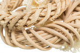 Trixie loofah ring med rattan og majs blad ring naturlig