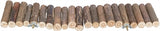 Trixie Suspension Bridge med skrue Mount Bark Wood Natural til mus