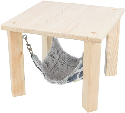 Trixie shelter med hængekøje solrig assorteret grå