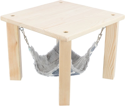 Trixie shelter med hængekøje solrig assorteret grå