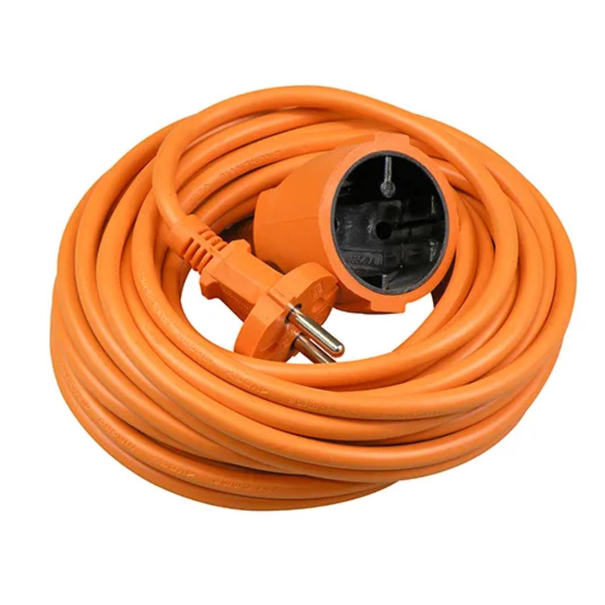 Forlængerledning 10m orange ujordet max 3500w 2x1,5mm
