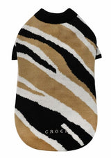 Croci Hunde sweater karamel zebra