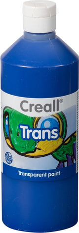 Creall vinduesmaling trans blå 500ml | 1 flaske