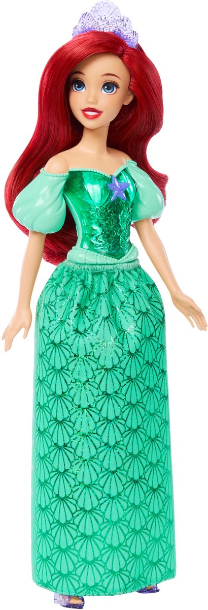 Mattel disney prinsesse - prinsessedukke - ariel fra den lille havfrue