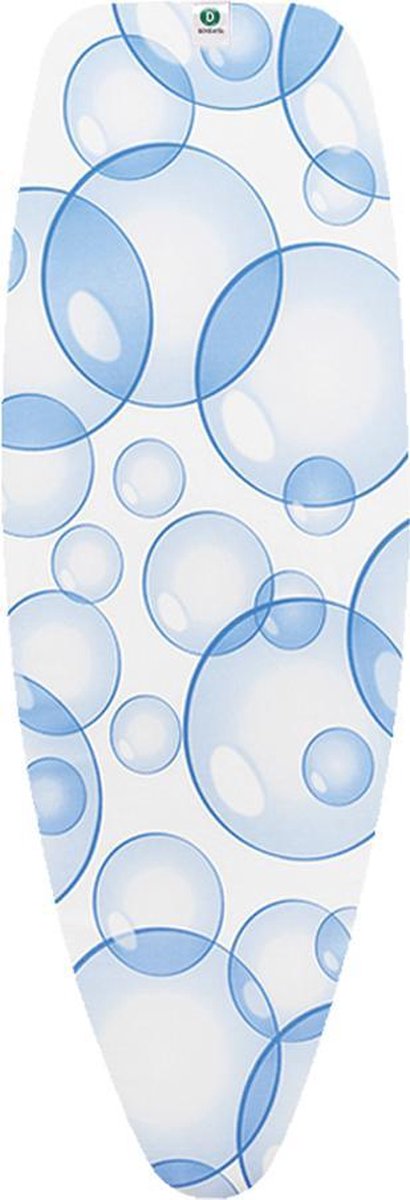 Brabantia perfect flow strygebrætbetræk d - 135 x 45 cm - komplet sæt - bobler