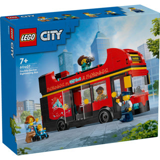 Lego city turist rød dobbeltdækker bus - 60407