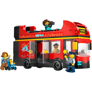 Lego city turist rød dobbeltdækker bus - 60407