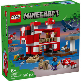 Lego minecraft the mooshroom house - 21270